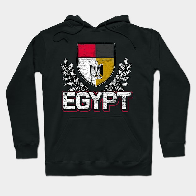 egypt flag pyramid Hoodie by ShirtsShirtsndmoreShirts